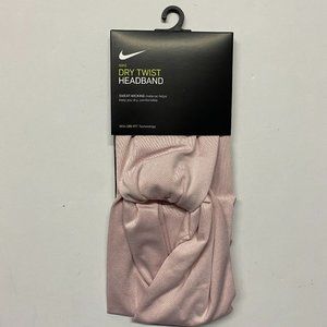 Women's Nike Twist-Knot Dri-Fit Headband - Pink - OSFM